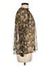 Zara Floral Brown 3/4 Sleeve Blouse Size M - photo 4