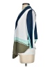 Easywear by Chico's Color Block Teal Cardigan Size Sm (0) - photo 5
