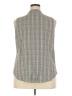 Croft & Barrow 100% Polyester Tweed Gray Sleeveless Blouse Size XXL - photo 2
