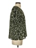 Papermoon 100% Polyester Green Short Sleeve Blouse Size S - photo 4
