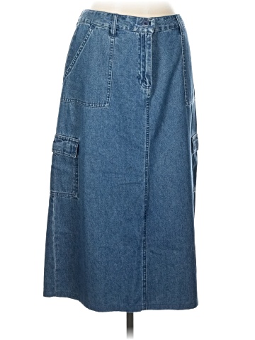 Basic Editions Denim Skirt (view 1)