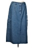 Basic Editions Blue Denim Skirt Size 12 - photo 1