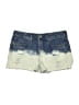 Gap 100% Cotton Tie-dye Blue Denim Shorts Size 27 waist - photo 1