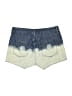 Gap 100% Cotton Tie-dye Blue Denim Shorts Size 27 waist - photo 2