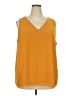 Nine West Yellow Sleeveless Blouse Size 2X - photo 1