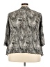 DressBarn 100% Polyester Gray Long Sleeve Blouse Size 3X - photo 2
