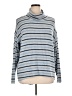 Rafaella Stripes Blue Turtleneck Sweater Size XL - photo 1