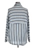 Rafaella Stripes Blue Turtleneck Sweater Size XL - photo 2