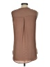 Bellatrix 100% Polyester Brown Sleeveless Blouse Size L - photo 2