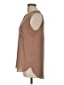 Bellatrix 100% Polyester Brown Sleeveless Blouse Size L - photo 5