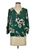 West Kei 100% Polyester Green 3/4 Sleeve Blouse Size S - photo 1