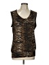 Worthington Brown Sleeveless Top Size L - photo 1