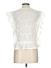 Tularosa 100% Polyester White Sleeveless Blouse Size L - photo 2