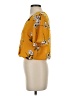 Sienna Sky 100% Polyester Yellow Short Sleeve Blouse Size S - photo 5