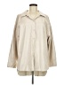 Mustard Seed Ivory 3/4 Sleeve Button-Down Shirt Size M - photo 1