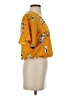 Sienna Sky 100% Polyester Yellow Short Sleeve Blouse Size S - photo 4