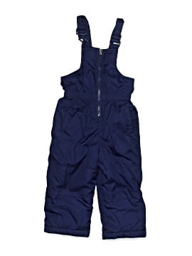 Pink Platinum Snow Pants With Bib