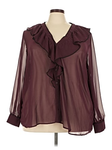 Torrid 3/4 Sleeve Blouse (view 1)