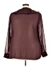 Torrid 100% Polyester Burgundy 3/4 Sleeve Blouse Size 3X Plus (3) - photo 2
