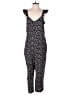 Bobeau 100% Rayon Paisley Black Jumpsuit Size M - photo 1