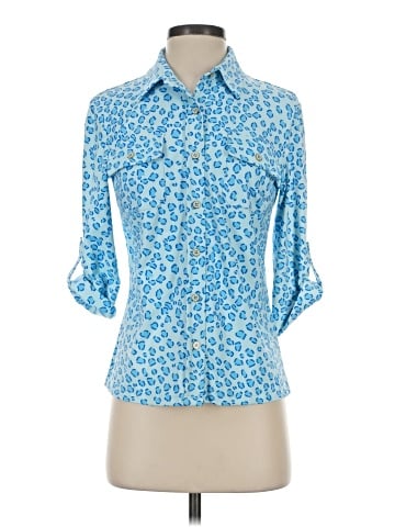 J. McLaughlin 3/4 Sleeve Button-Down Shirt (view 1)