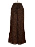 Sienna Sky 100% Polyester Animal Print Brown Casual Pants Size XS - photo 1