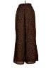 Sienna Sky 100% Polyester Animal Print Brown Casual Pants Size XS - photo 2