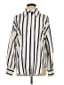 Assorted Brands Stripes Ivory Long Sleeve Blouse Size L - photo 1