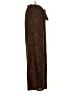 Sienna Sky 100% Polyester Animal Print Brown Casual Pants Size XS - photo 4