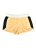 The North Face 100% Polyester Color Block Yellow Athletic Shorts Size M - photo 1