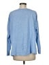 J.Jill 100% Cotton Blue Long Sleeve Top Size Med Petite - photo 2