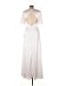 Lulus 100% Polyester White Casual Dress Size L - photo 2