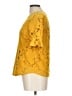 Monteau Yellow Short Sleeve Blouse Size L - photo 5