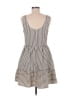 Adelyn Rae 100% Polyester Stripes White Casual Dress Size M - photo 2