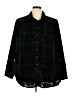 Torrid Black Long Sleeve Button-Down Shirt Size 4X Plus (4) - photo 1