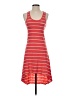 Express Stripes Red Casual Dress Size S - photo 1