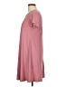 Derek Heart Solid Pink Casual Dress Size L - photo 5