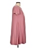 Derek Heart Solid Pink Casual Dress Size L - photo 4