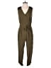 Leifsdottir Chevron-herringbone Green Jumpsuit Size 4 - photo 1