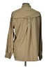 Unbranded 100% Polyester Solid Tan Long Sleeve Blouse Size L - photo 2