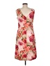 Talbots 100% Cotton Floral Pink Cocktail Dress Size 8 - photo 2