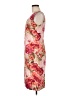 Talbots 100% Cotton Floral Pink Cocktail Dress Size 8 - photo 5