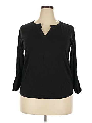 Lands' End 3/4 Sleeve T-Shirt (view 1)