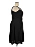 Patra Solid Black Cocktail Dress Size 18 - photo 4