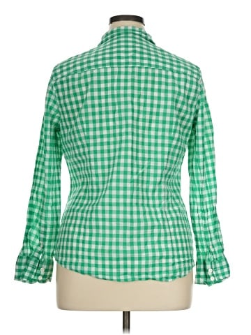 J.Crew Factory Store Long Sleeve Button-Down Shirt (view 2)