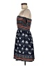Derek Heart Paisley Blue Casual Dress Size M - photo 5