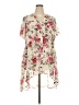 Torrid 100% Polyester Floral Ivory Short Sleeve Blouse Size 3X Plus (3) - photo 1
