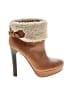 Coach 100% Leather Tan Ankle Boots Size 5 1/2 - photo 1