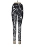 Fabletics Graphic Black Active Pants Size L - photo 1
