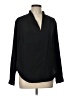 Universal Standard 100% Polyester Black Long Sleeve Blouse Size 12 (XS) - photo 1